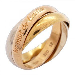 CARTIER 18k Gold Trinity Ring #52